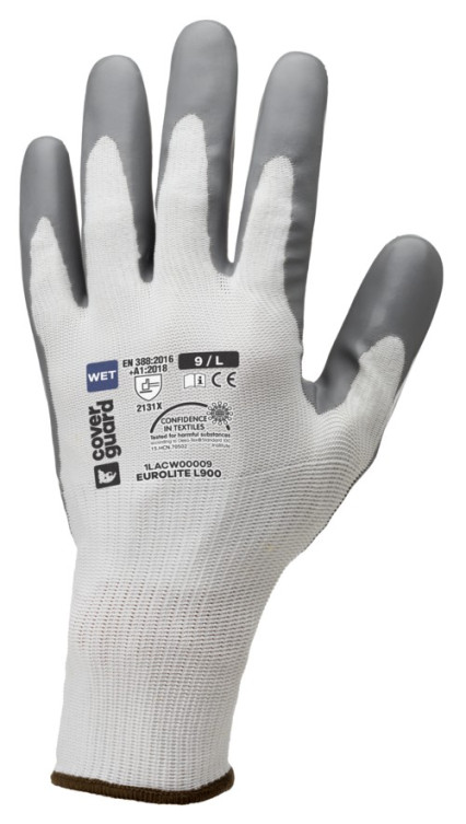 EUROLITE L900 védőkesztyű latexmártással