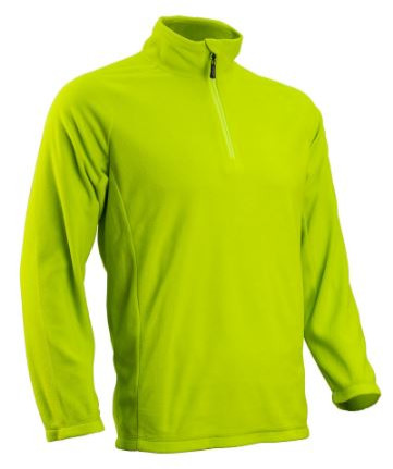MYOGA lime mikropolár pulóver